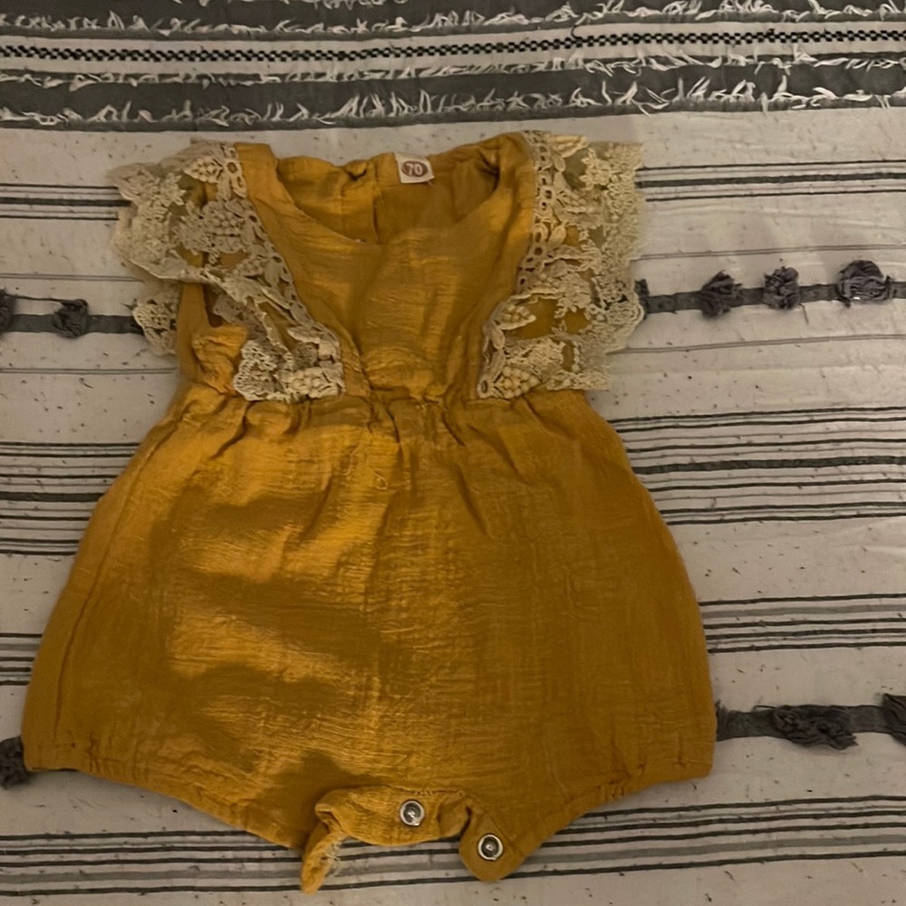 Yellow romper